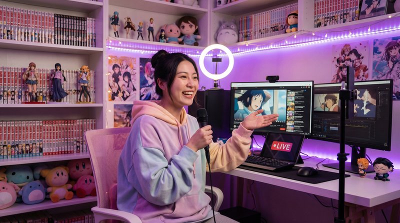 溏心vlog视频直播：动漫解说互动